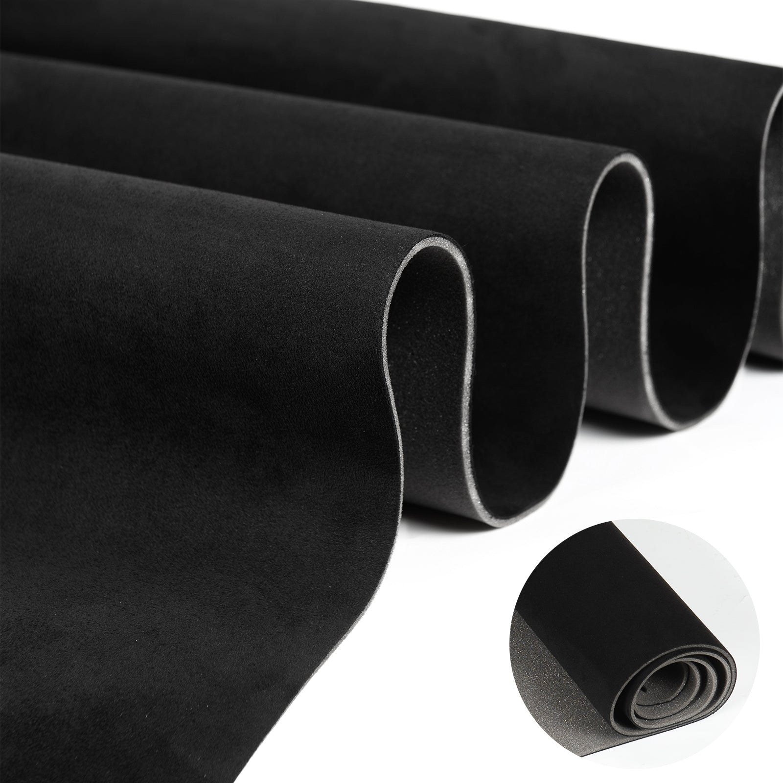 Forbell Automotive Suede Headliner Fabric with 3mm Foam Backing for Car Roof Interior Replacement and DIY Repair