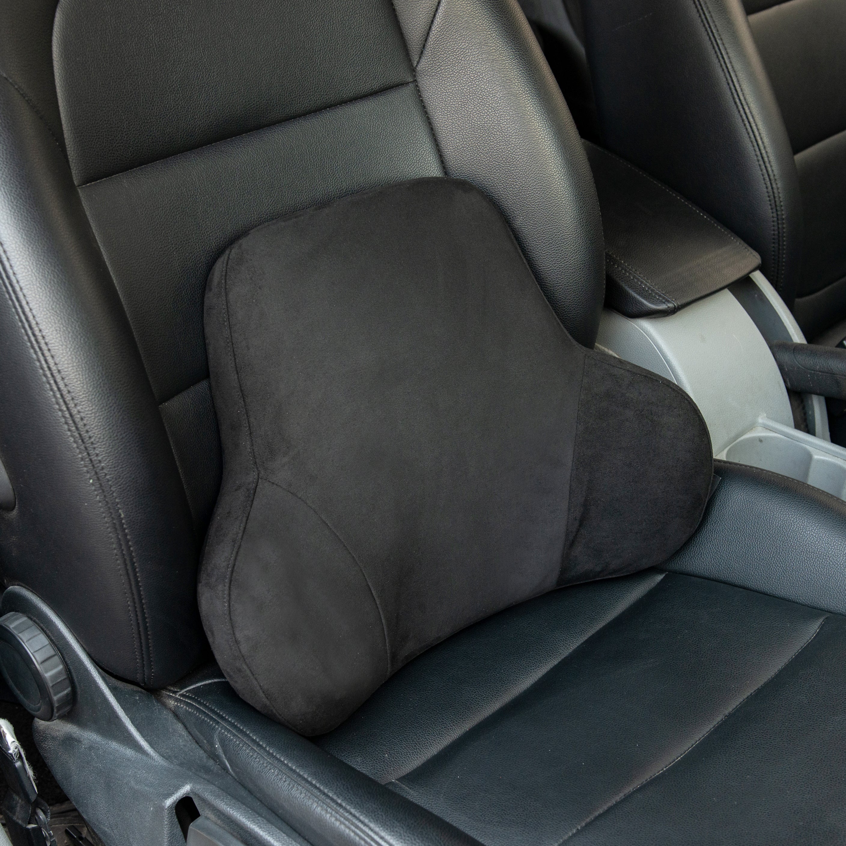 Forbell Memory Foam Lumbar Support Pillow for Car – Ergonomic Back Cushion for Driving Comfort, Zero Pressure Relief for Long Trips