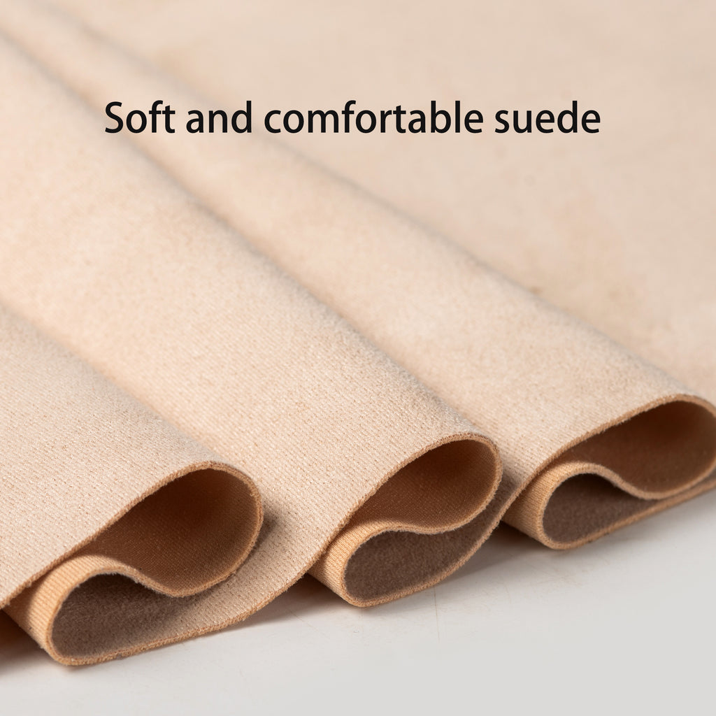 Forbell Memory Foam Car Lumbar Pillow, Slow Rebound Suede Back Cushion, Ergonomic Support for Car and Office Chair