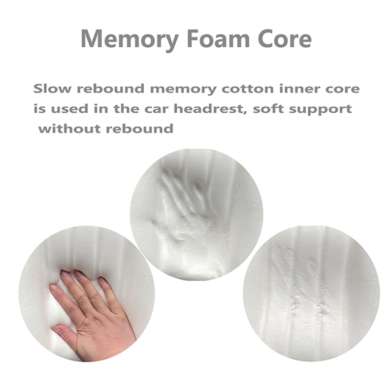 Forbell Car Seat Heightening Cushion, Suede Memory Foam Driver Seat Booster Pad, Thickened Comfort Mat