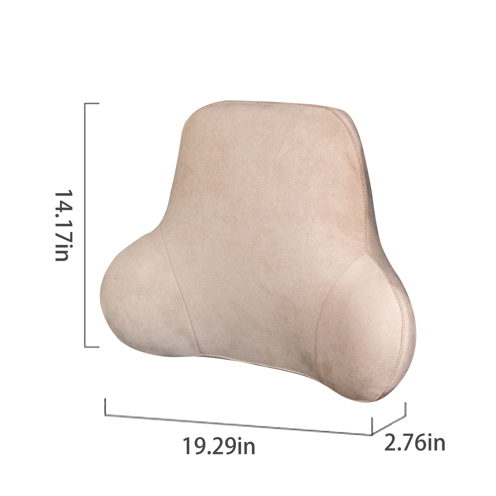 Forbell Memory Foam Lumbar Support Pillow for Car – Ergonomic Back Cushion for Driving Comfort, Zero Pressure Relief for Long Trips