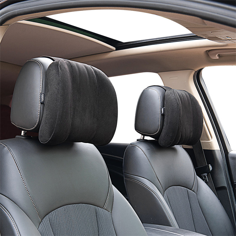Forbell Memory Foam Car Headrest Pillow – Soft Slow-Rebound Cushion for Head & Neck Support, Perfect for Long Drives and Road Trips