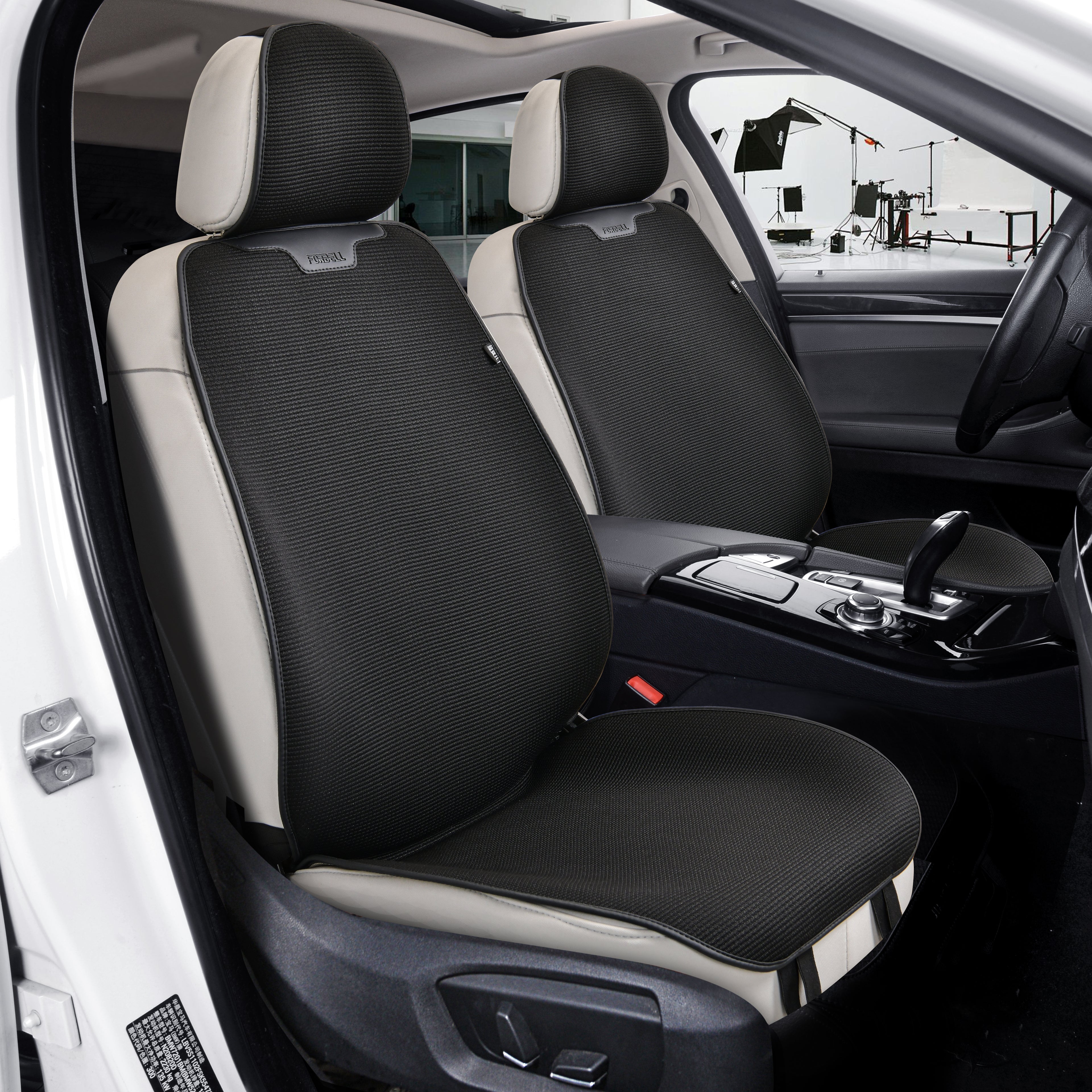 Forbell Ultra-Thin Ice Silk Car Seat Covers  All-Season Comfort with 3D Elastic Fiber Structure & Silicone Non-Slip Base