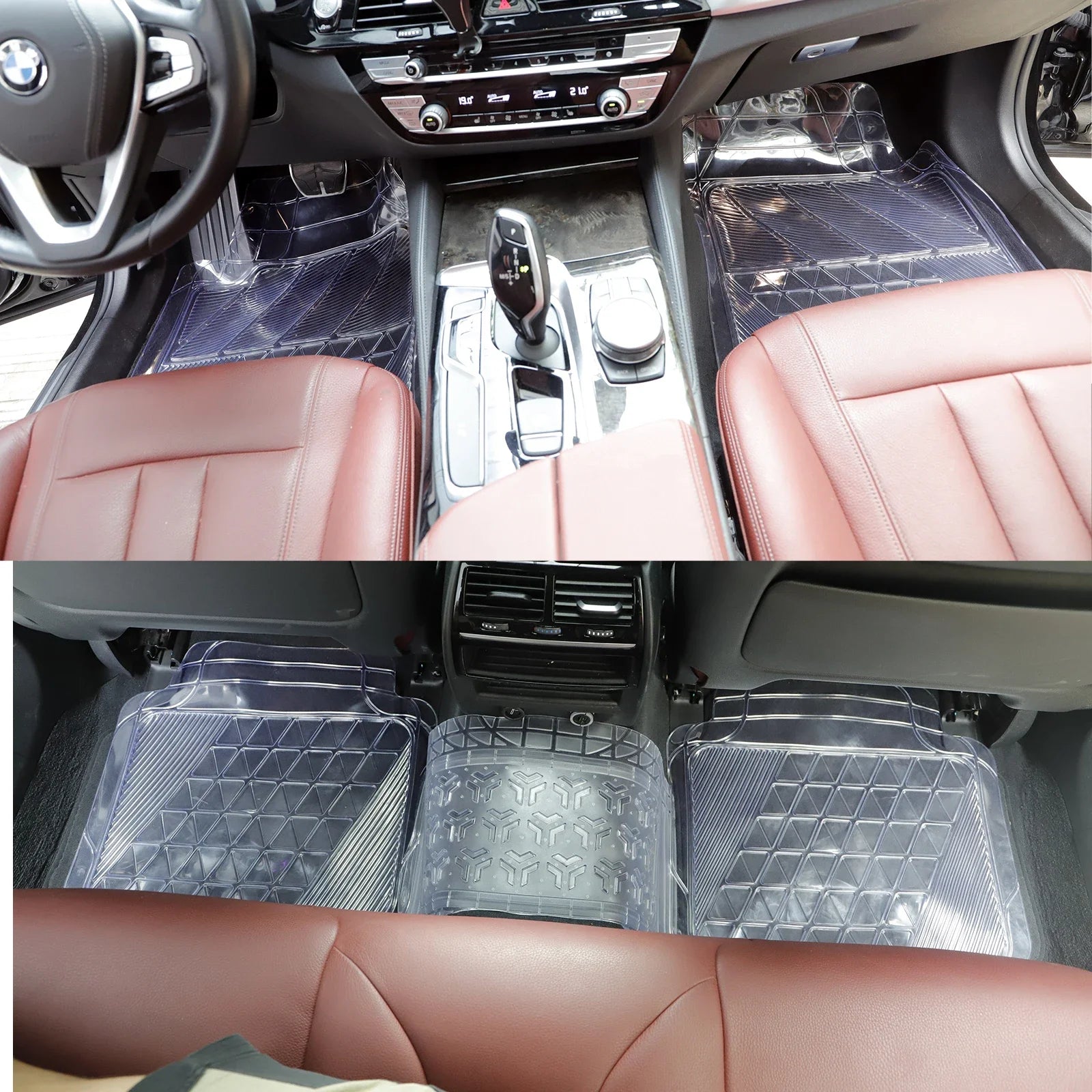 Thickened Transparent Car Foot Pad PVC DIY Cut Foot Pad Waterproof And Wear-Resistant All-Season Universal Anti-Skid Floor Pad