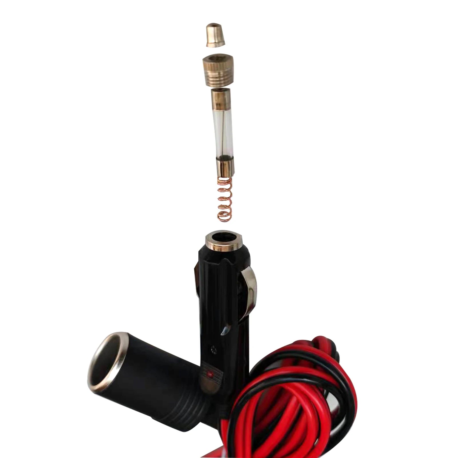 Forbell 20A Car Power Extension Cord 2.5m - Heavy Duty 2.5mm² Pure Copper Wire for Car Refrigerator/Inverter/Devices