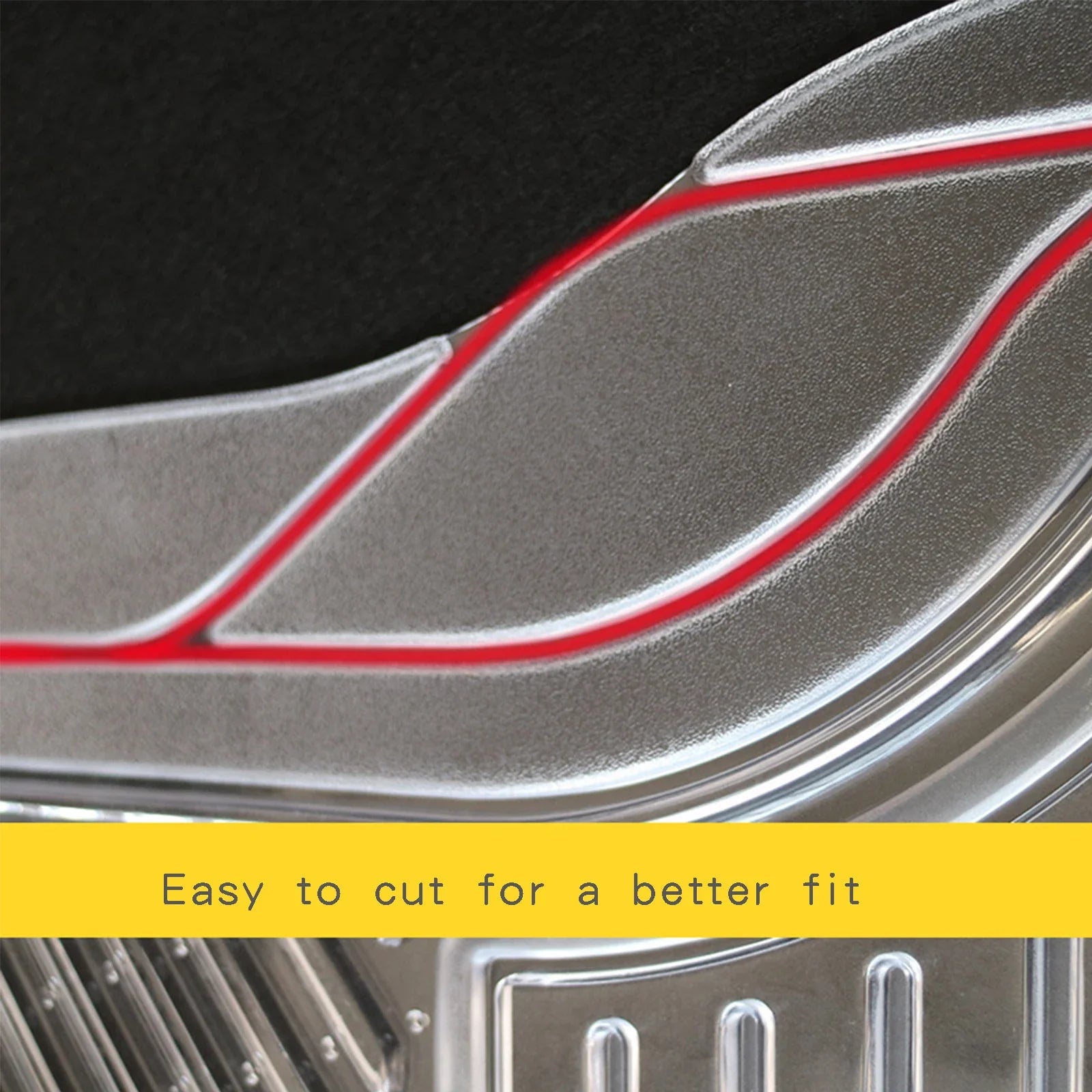 Thickened Transparent Car Foot Pad PVC DIY Cut Foot Pad Waterproof And Wear-Resistant All-Season Universal Anti-Skid Floor Pad