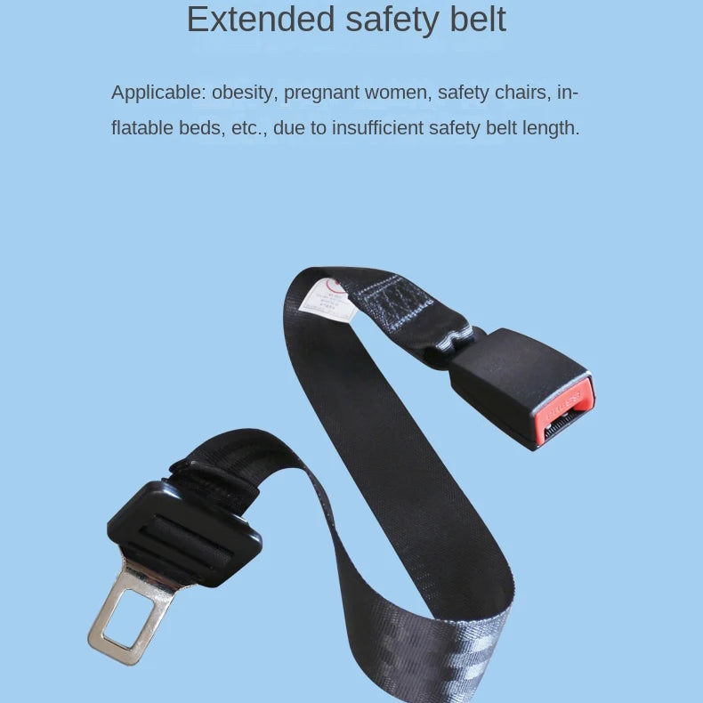 Extension Belt Adjustable Length Seat Belt Seat Belt of Aircraft and Automobile Fat Man Extender Car Accessories Kids Car Belt