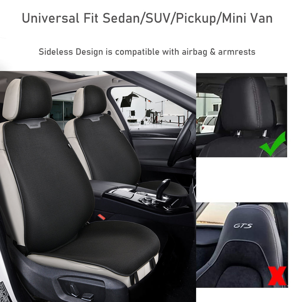 Forbell Ultra-Thin Ice Silk Car Seat Covers  All-Season Comfort with 3D Elastic Fiber Structure & Silicone Non-Slip Base