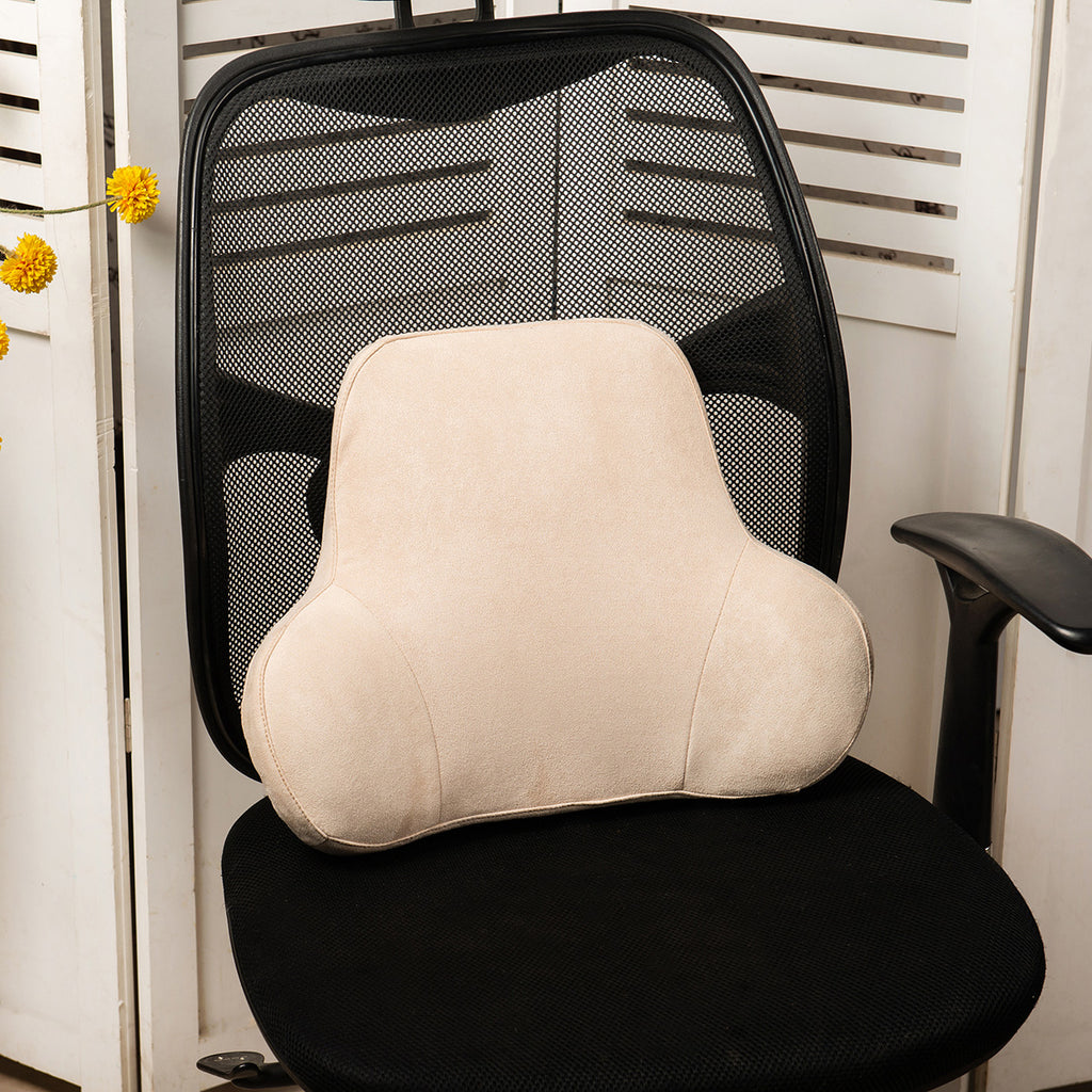Forbell Memory Foam Lumbar Support Pillow for Car – Ergonomic Back Cushion for Driving Comfort, Zero Pressure Relief for Long Trips