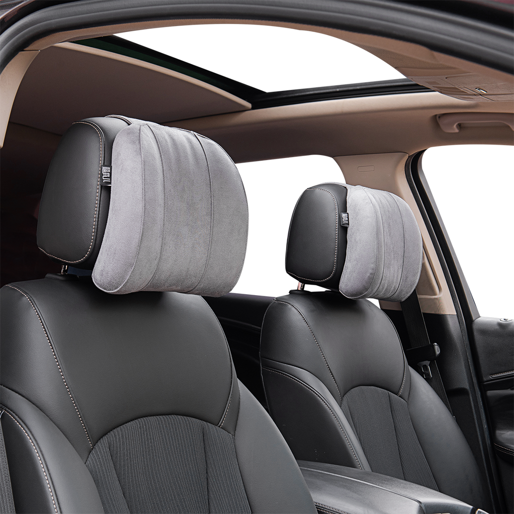 Forbell Memory Foam Car Headrest Pillow – Soft Slow-Rebound Cushion for Head & Neck Support, Perfect for Long Drives and Road Trips