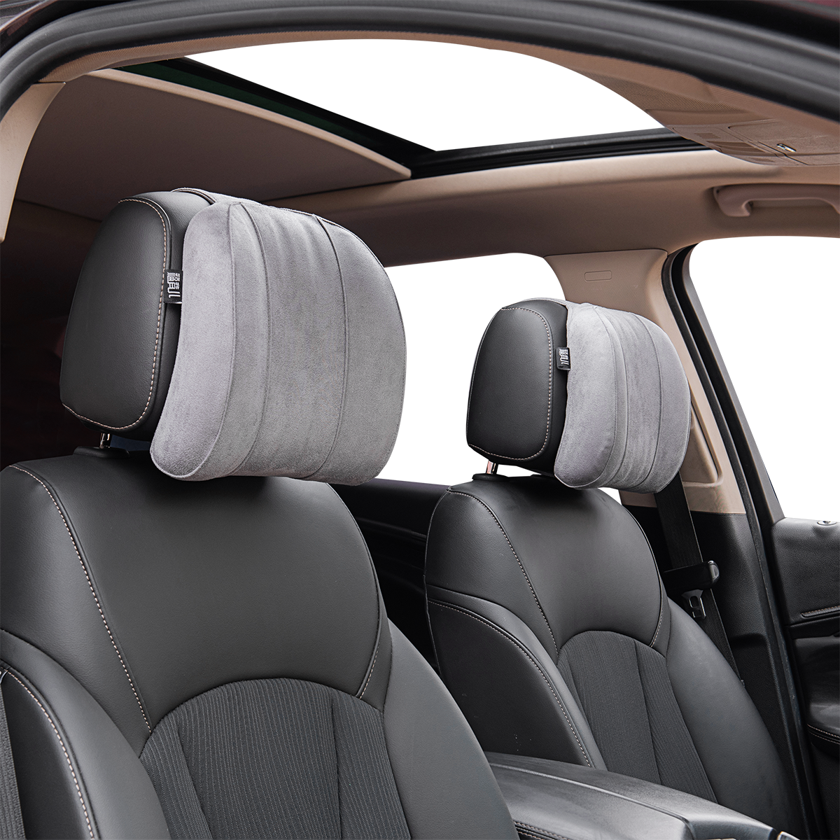 Forbell Memory Foam Car Headrest Pillow – Soft Slow-Rebound Cushion for Head & Neck Support, Perfect for Long Drives and Road Trips